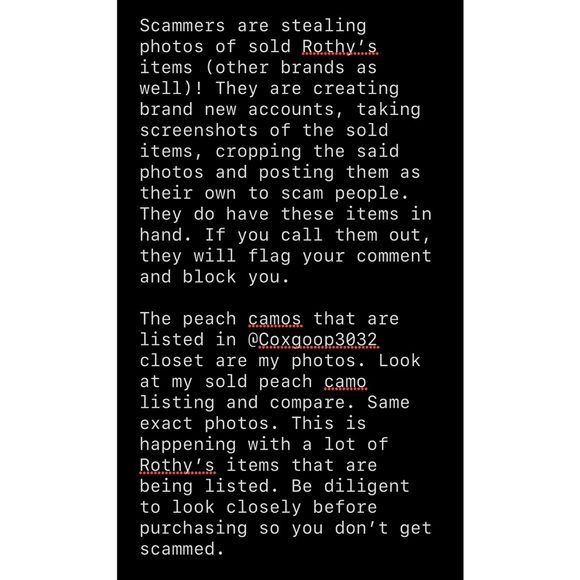 🚨BUYERS BEWARE OF SCAMMER ACCOUNTS🚨 - Picture 2 of 2